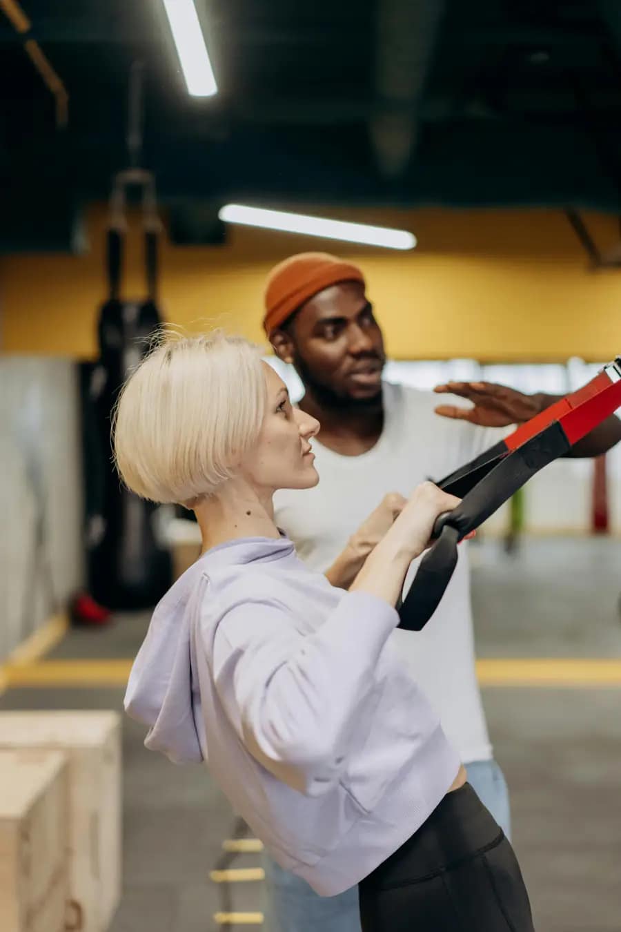 Portrait sportif vertical pour illustrer la méthode Volt Coaching